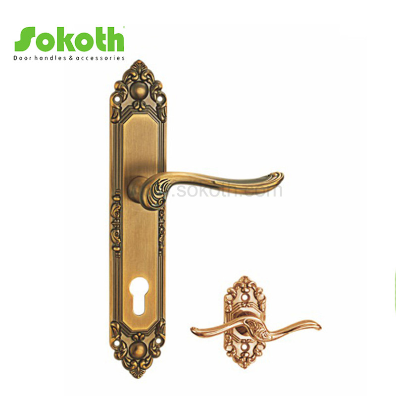 ZINC ALLOY LEVER ON PLATE