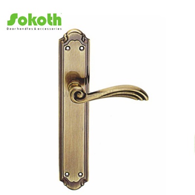 ZINC ALLOY LEVER ON PLATESKT-P479