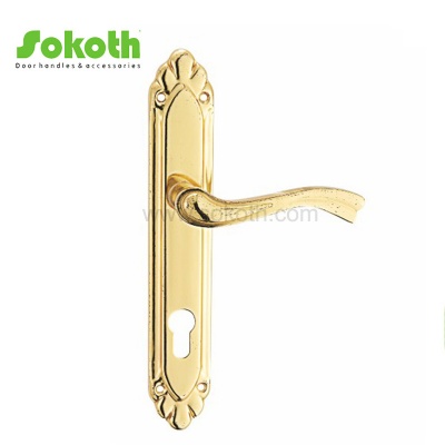 ZINC ALLOY LEVER ON PLATESKT-P449