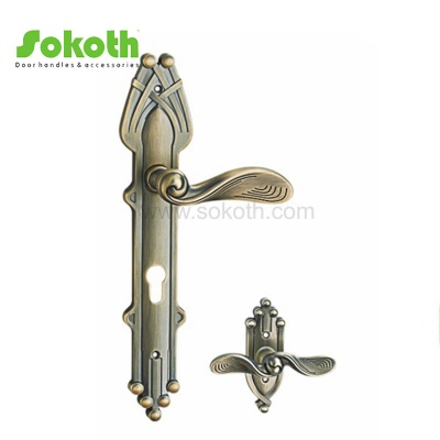 ZINC ALLOY LEVER ON PLATESKT-P414