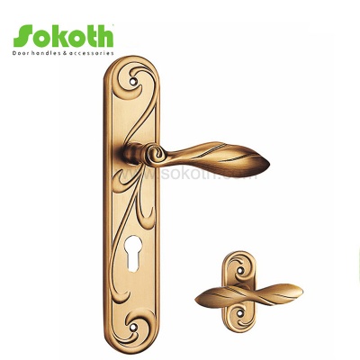 ZINC ALLOY LEVER ON PLATESKT-P397