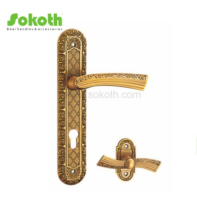ZINC ALLOY LEVER ON PLATESKT-P394