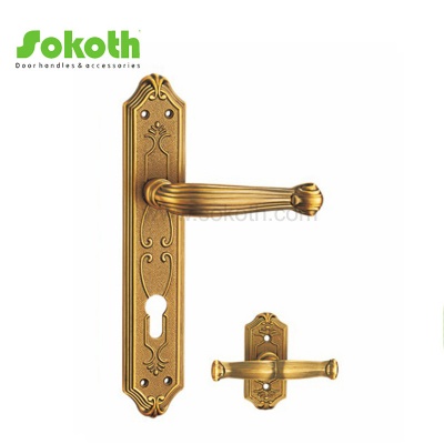 ZINC ALLOY LEVER ON PLATESKT-P393