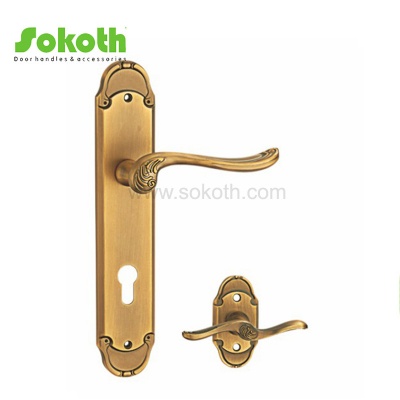 ZINC ALLOY LEVER ON PLATESKT-P392