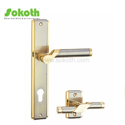 ZINC ALLOY LEVER ON PLATESKT-P384
