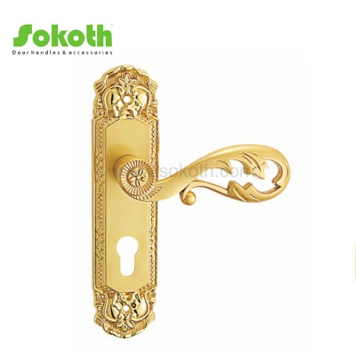 ZINC ALLOY LEVER ON PLATESKT-P369