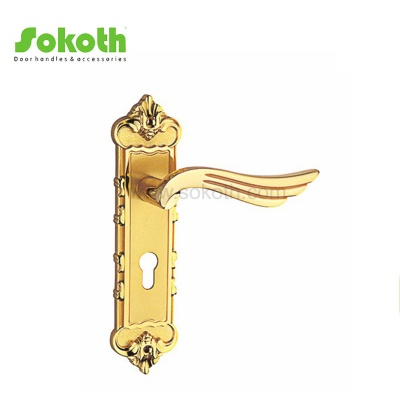 ZINC ALLOY LEVER ON PLATESKT-P368