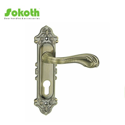 ZINC ALLOY LEVER ON PLATESKT-P364