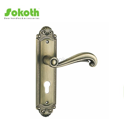 ZINC ALLOY LEVER ON PLATESKT-P362