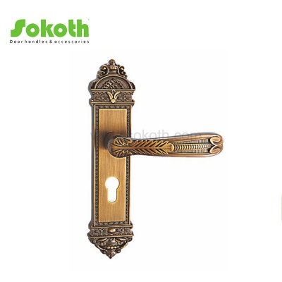 ZINC ALLOY LEVER ON PLATESKT-P359