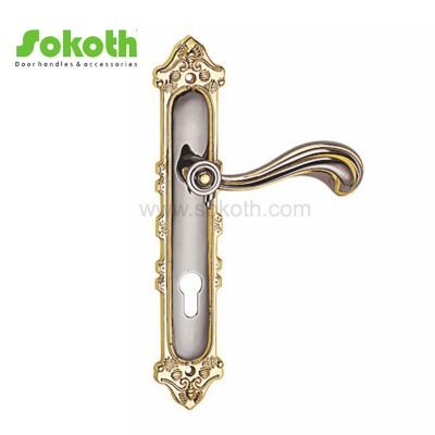 ZINC ALLOY LEVER ON PLATESKT-P332