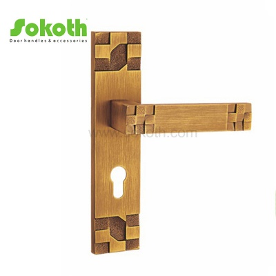 ZINC ALLOY LEVER ON PLATESKT-P287