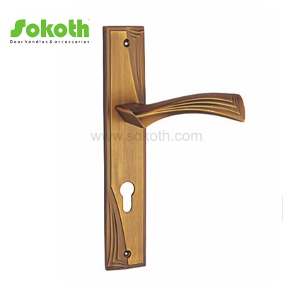 ZINC ALLOY LEVER ON PLATESKT-P284