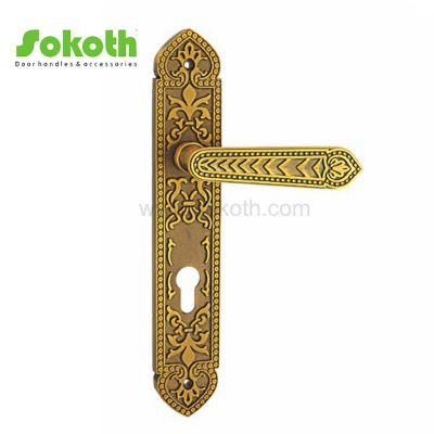 ZINC ALLOY LEVER ON PLATESKT-P278