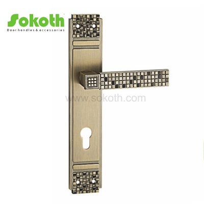 ZINC ALLOY LEVER ON PLATESKT-P249