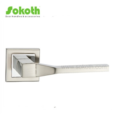 ZINC ALLOY LEVER ON ROSESKT-L255 SN CP