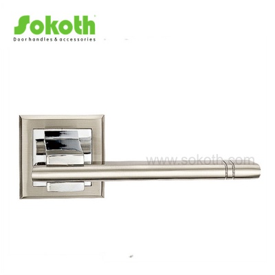 ZINC ALLOY LEVER ON ROSESKT-L249 SN CP