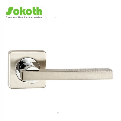 ZINC ALLOY LEVER ON ROSESKT-L246 SN CP