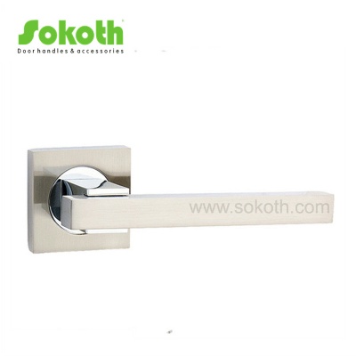 ZINC ALLOY LEVER ON ROSESKT-L245 SN CP
