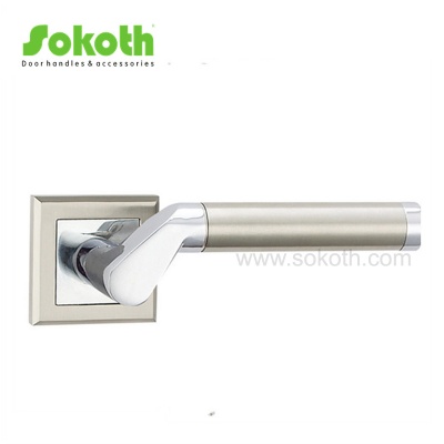 ZINC ALLOY LEVER ON ROSESKT-L235 SN CP