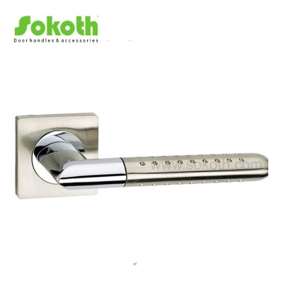 ZINC ALLOY LEVER ON ROSESKT-L231 SN CP
