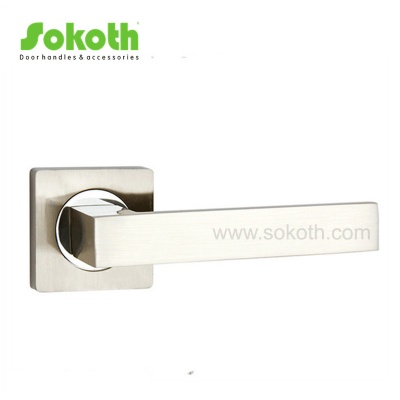ZINC ALLOY LEVER ON ROSESKT-L224 SN CP
