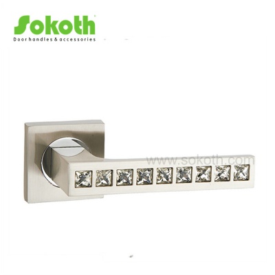 ZINC ALLOY LEVER ON ROSESKT-L213 SN CP