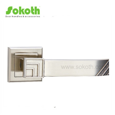 ZINC ALLOY LEVER ON ROSESKT-L211 SN CP