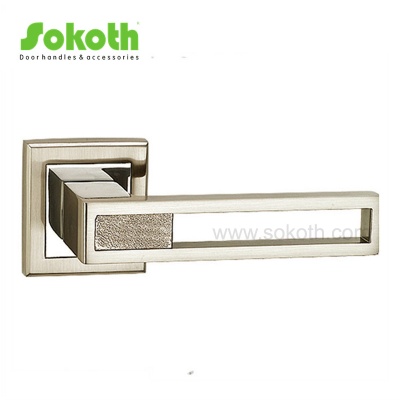 ZINC ALLOY LEVER ON ROSESKT-L206 SN CP