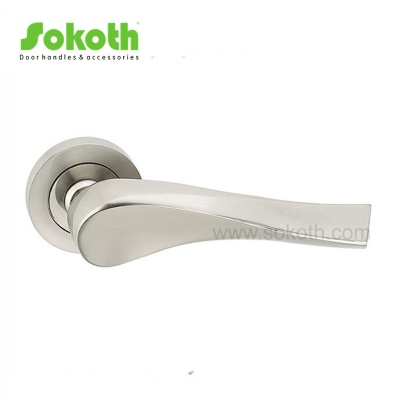 ZINC ALLOY LEVER ON ROSESKT-L132 SN NP