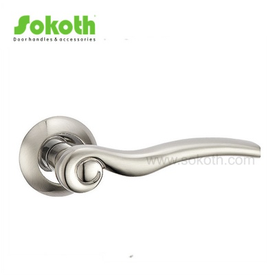 ZINC ALLOY LEVER ON ROSESKT-L130 SN NP