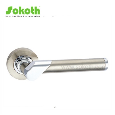 ZINC ALLOY LEVER ON ROSESKT-L125 SN CP