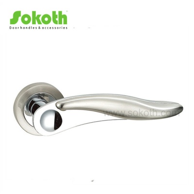 ZINC ALLOY LEVER ON ROSESKT-L123 SN CP