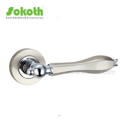 ZINC ALLOY LEVER ON ROSESKT-L120 SN CP