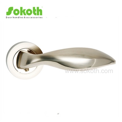 ZINC ALLOY LEVER ON ROSESKT-L112 SN NP