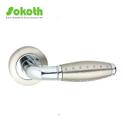 ZINC ALLOY LEVER ON ROSESKT-L104 SN CP