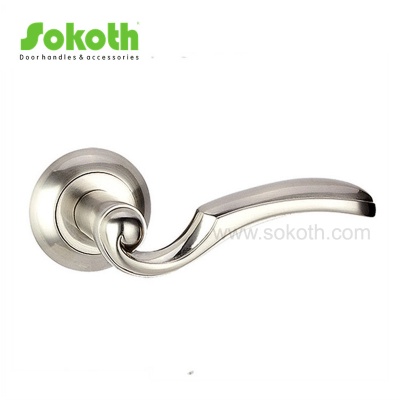 ZINC ALLOY LEVER ON ROSESKT-L102 SN NP