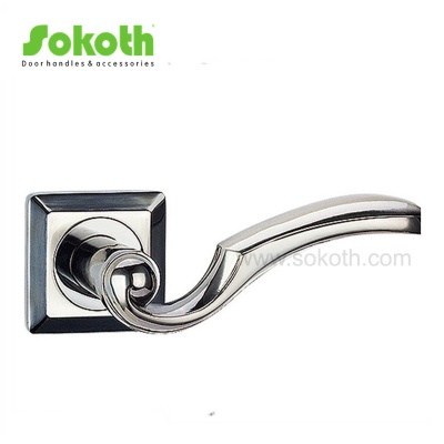 ZINC ALLOY LEVER ON ROSESKT-L102 SN CP