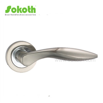ZINC ALLOY LEVER ON ROSESKT-L091 SN CP