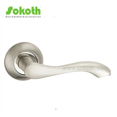 ZINC ALLOY LEVER ON ROSESKT-L078 SN CP