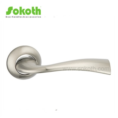 ZINC ALLOY LEVER ON ROSESKT-L076 SN CP