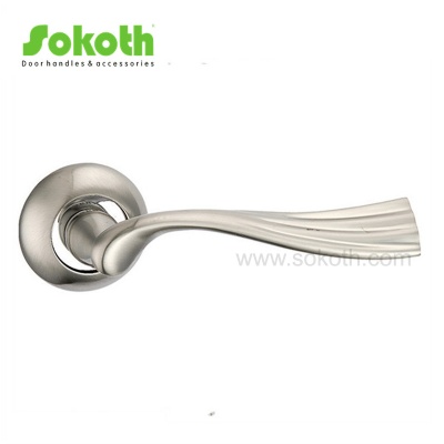ZINC ALLOY LEVER ON ROSESKT-L073 SN CP