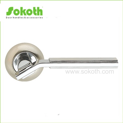 ZINC ALLOY LEVER ON ROSESKT-L067 SN CP