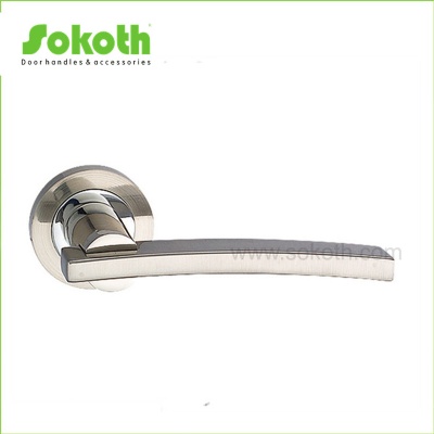 ZINC ALLOY LEVER ON ROSESKT-L066 SN CP