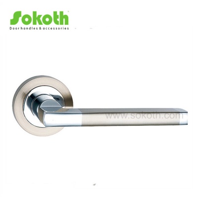ZINC ALLOY LEVER ON ROSESKT-L063 SN CP