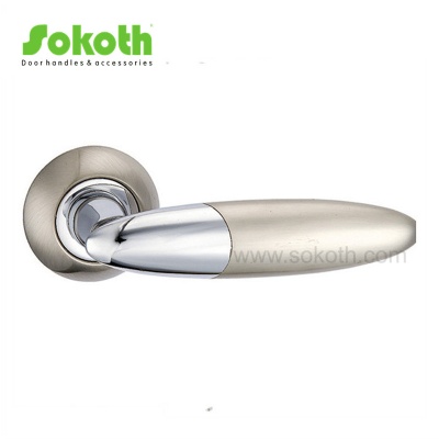 ZINC ALLOY LEVER ON ROSESKT-L061 SN CP