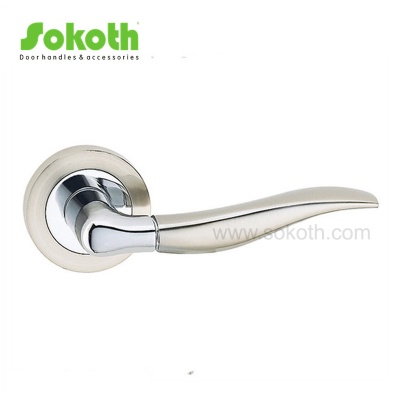 ZINC ALLOY LEVER ON ROSESKT-L059 SN CP
