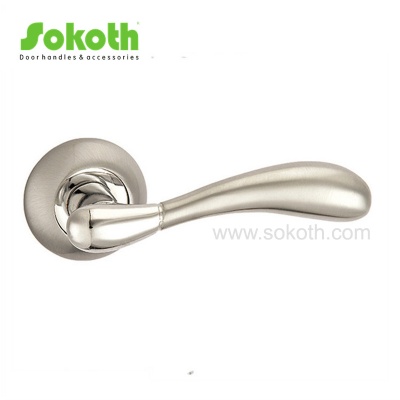 ZINC ALLOY LEVER ON ROSESKT-L054 SN NP