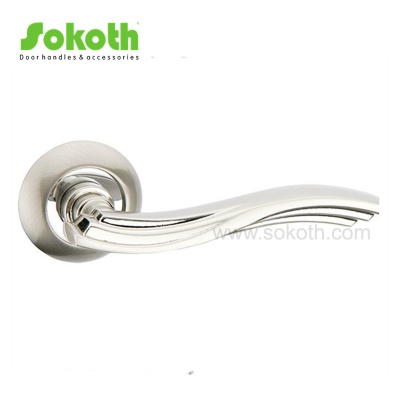 ZINC ALLOY LEVER ON ROSESKT-L053 SN NP