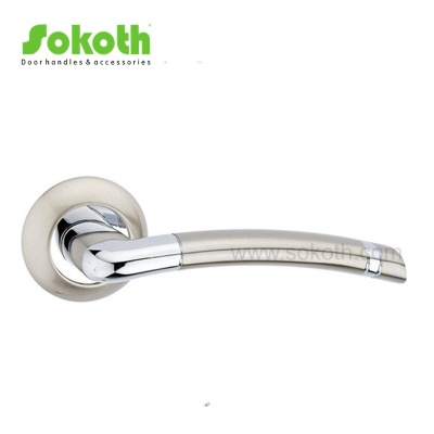 ZINC ALLOY LEVER ON ROSESKT-L052 SN CP